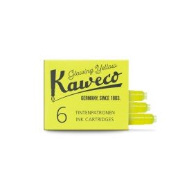 Cartucce d'inchiostro Kaweco colore giallo brillante 6 pezzi