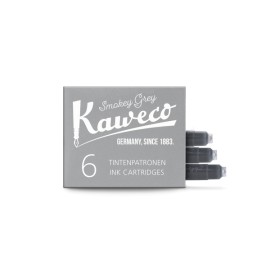 Cartucce d'inchiostro Kaweco colore grigio fumo 6 pezzi