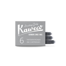 Kaweco Ink Cartridges Smoky Grey 6 pieces