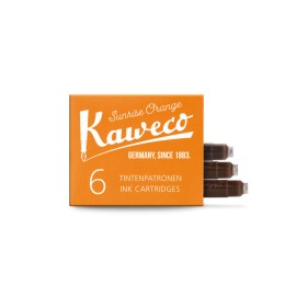 Kaweco Ink Cartridges Sunrise Orange 6 pieces