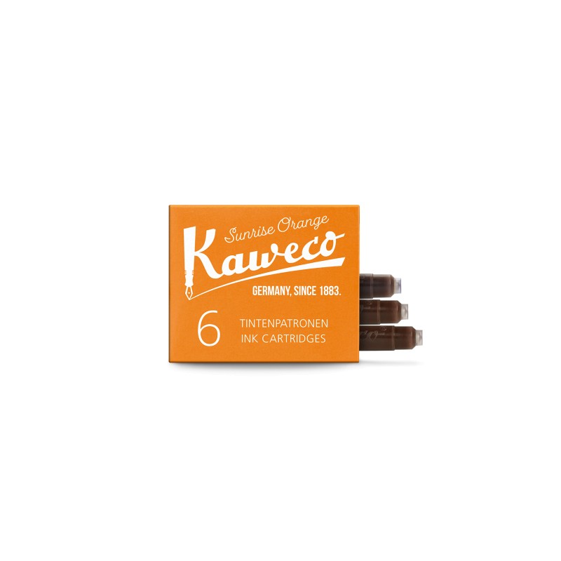 Cartucce d'inchiostro Kaweco Sunrise Orange 6 pezzi