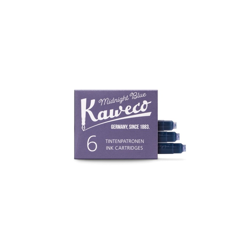 Cartucce d'inchiostro Kaweco Blu notte 6 pezzi