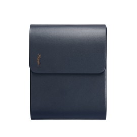 Pineider 6 Pens Case with calfskin leather Blue Tyrrhenian