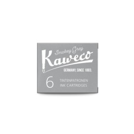 Kaweco Ink Cartridges Smoky Grey 6 pieces