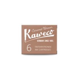 Cartucce d'inchiostro Kaweco colore marrone caramello  6 pezzi