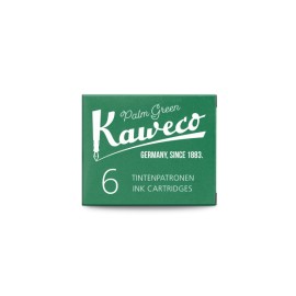 Cartucce d'inchiostro Kaweco colore verde palma 6 pezzi