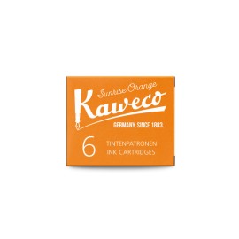 Kaweco Ink Cartridges Sunrise Orange 6 pieces