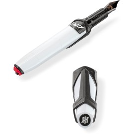 Montegrappa Penna stilografica Automobili Lamborghini 60° Bianco pennino F Edizione Limitata