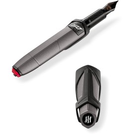 Montegrappa Penna Stilografica Automobili Lamborghini 60° Grigio pennino F Edizione Limitata