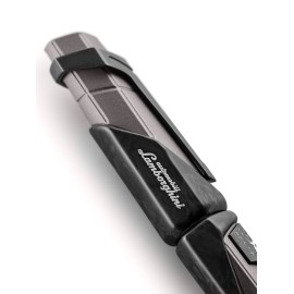 Montegrappa Penna Stilografica Automobili Lamborghini 60° Grigio pennino F Edizione Limitata