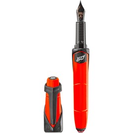 Montegrappa Penna stilografica Arancio Automobili Lamborghini 60° pennino F Edizione Limitata