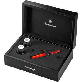 Montegrappa Penna stilografica Arancio Automobili Lamborghini 60° pennino F Edizione Limitata