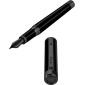 Penna stilografica Montegrappa Zero IP Ultra-Black Pennino in acciaio F