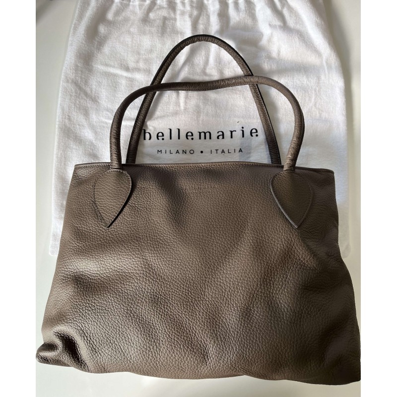 Borsa donna in pelle Bellemarie Musa Tortora