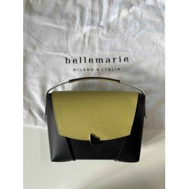 Borsa donna in pelle Bellemarie Spazi small verde