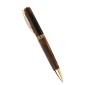 Visconti Medici Radica yellow gold ballpoint pen Fin. golden