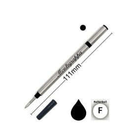 Refill Roller Fine 0.7 mm Nero Montegrappa Fits Limited