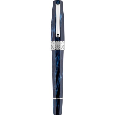 Penna stilografica Montegrappa Extra Otto Dark Blue Pennino F 18K