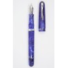 Penna stilografica Gioia Metis Blue Aesthetic Silver - Pennino F