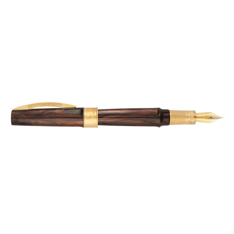 Visconti Mirage Mythos Apollo Fountain Pen F Nib Brown