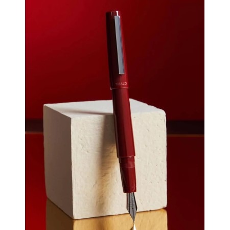 Penna stilografica Tibaldi Infrangibile Deep Red pennino F