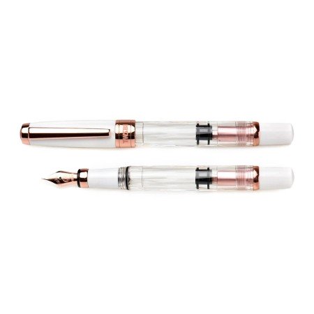 TWSBI Diamond 580 White Rose Gold II Fountain Pen F Nib