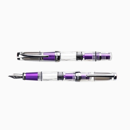 Penna stilografica Twsbi Diamond Mini AL Grape pennino F M7449320