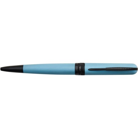 Pineider Avatar UR Matt Black Ballpoint pen Ice Blue