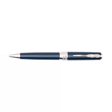 Pineider Classic Ballpoint Pen Peacock Palladium