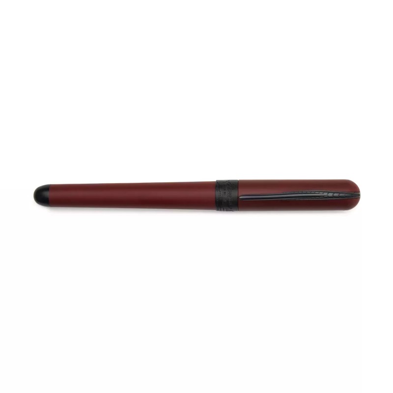 Pineider Avatar UR Trims Rollerball Black Matt Cherry