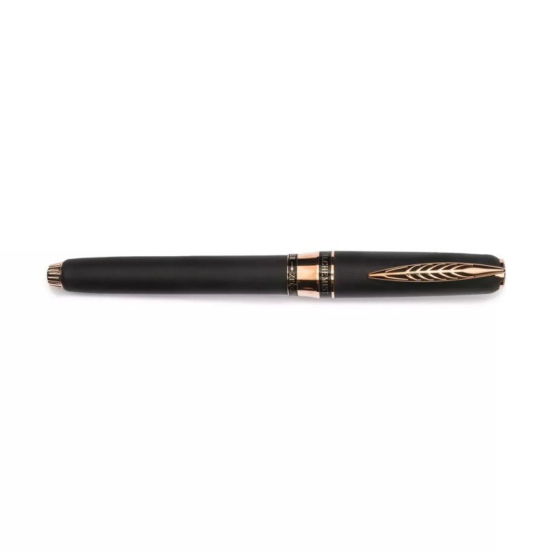 Penna stilografica Pineider Alchemist Stant Stromboli Black Rose Gold - Pennino in oro EF