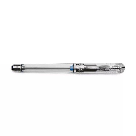 Penna Stilografica Pineider Avatar Twin Tank Touch Down Clear FP M