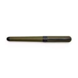 Pineider Avatar UR Matt Black Fountain pen Military Green FP M