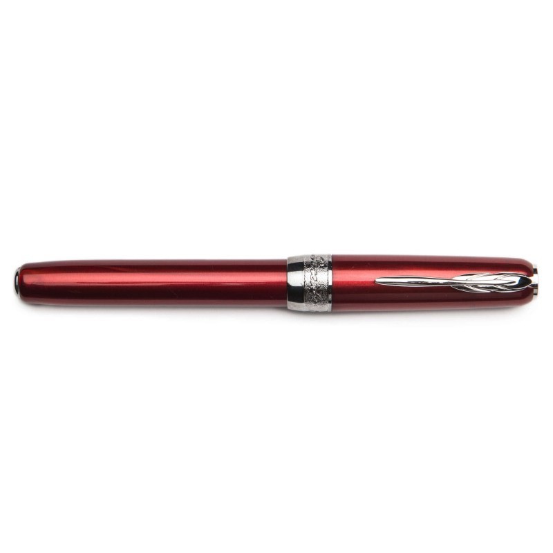 Pineider Full Metal Jacket Fountain pen Army Red - Extrafine gold nib