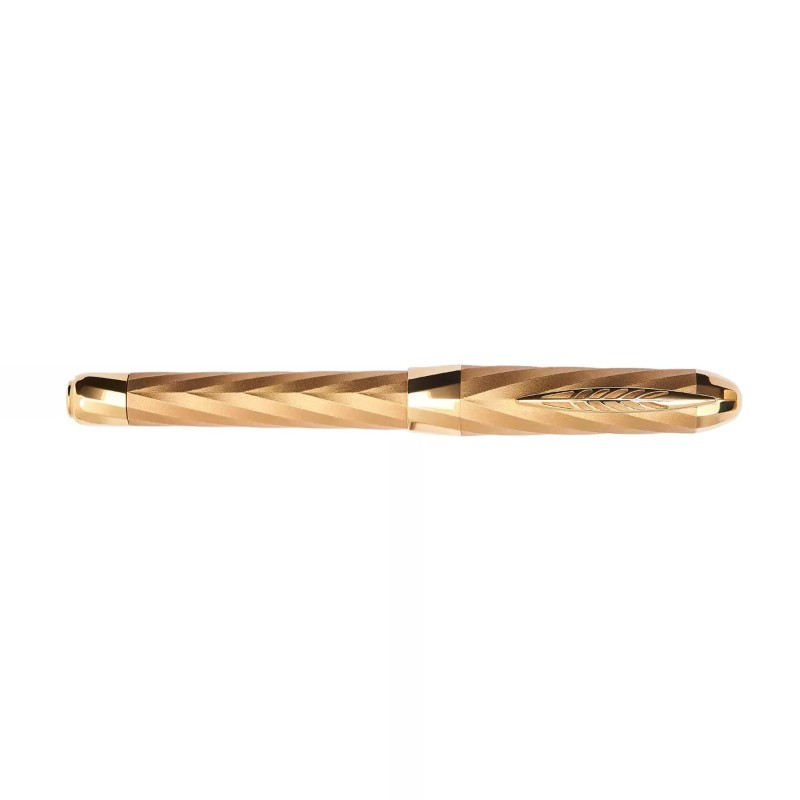 Pineider Matrix Fountain Pen Yellow Gold Fine nib