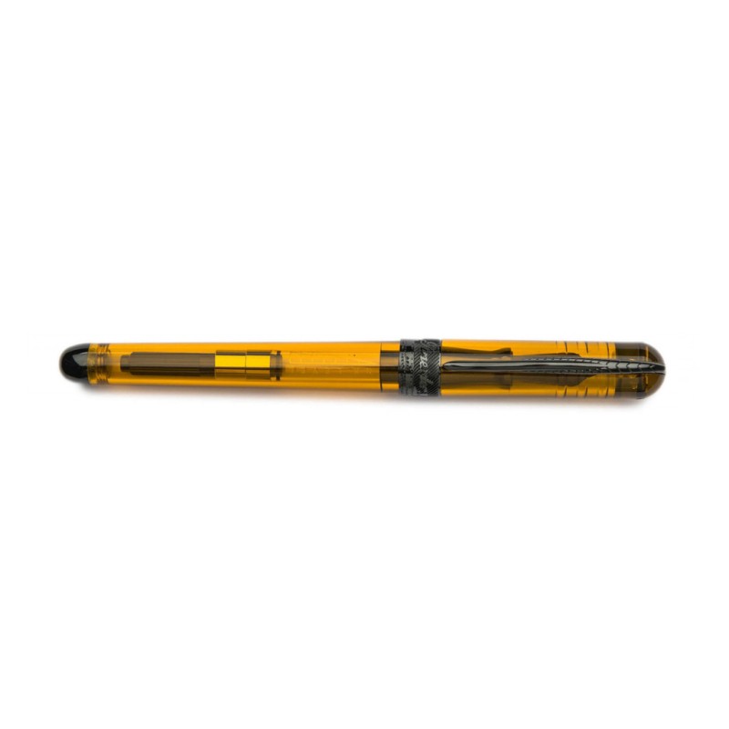 Pineider Avatar UR Demo Black Amber Roller