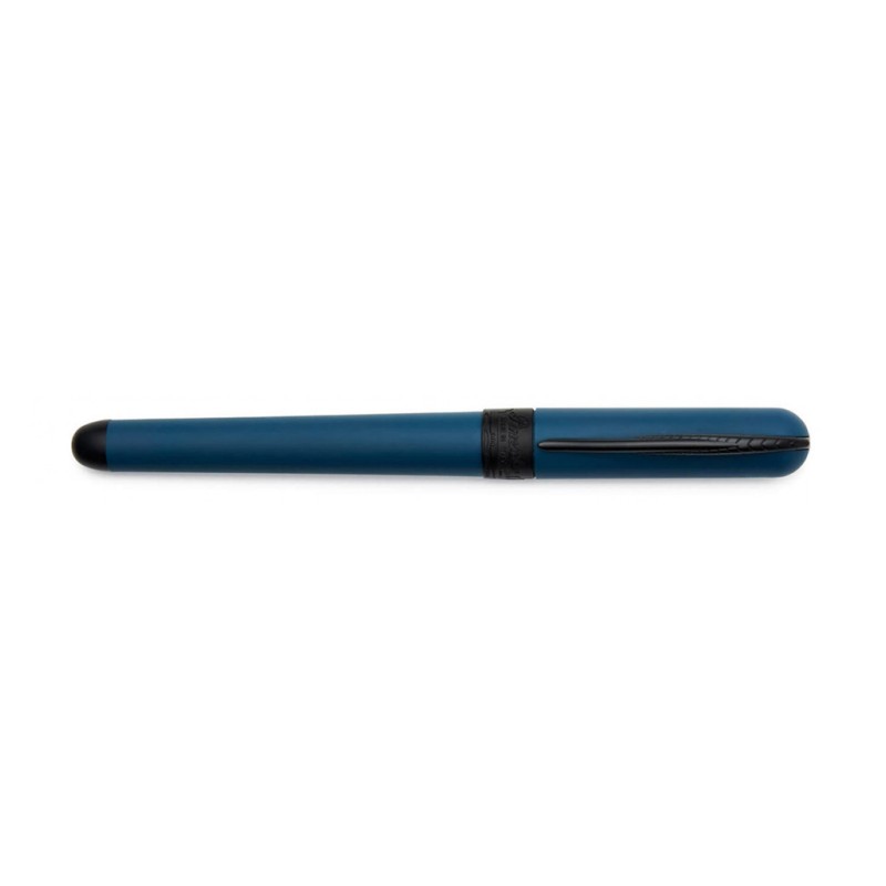 Pineider Avatar UR Matt Black  Rollerball pen Ice Blue