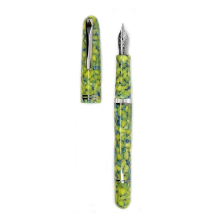 Penna stilografica Gioia Metis Giallo Colibrì Gold - Pennino F