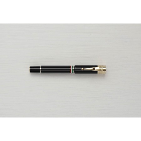 Gioia Partenope Fountain Pen Black Gold Fine nib