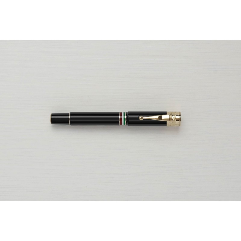 Gioia Partenope Fountain Pen Black Gold Fine nib