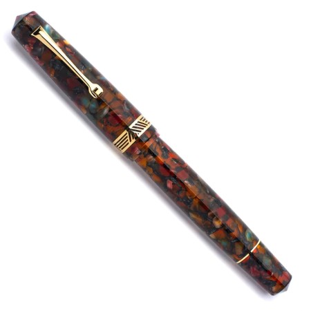 Leonardo Momento Magico Millefiori Fountain Pen Gold trims Fine nib