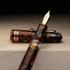 Leonardo Momento Magico Millefiori Fountain Pen Gold trims Fine nib