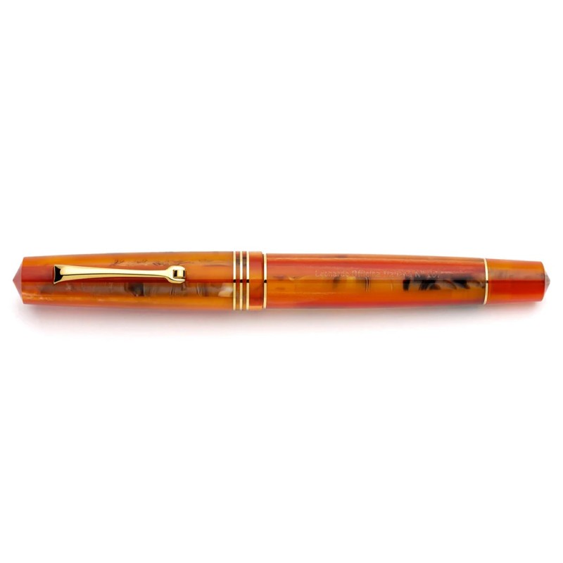 Leonardo Momento Zero Mango Fountain Pen Gold trims Fine nib