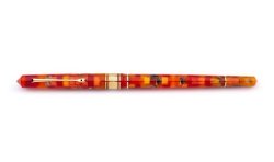 Leonardo Mosaico Mango Fountain pen Gold trims Fine nib