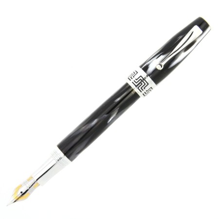 Montegrappa Penna Stilografica Extra 1930 Nero & Bianco - Pennino F