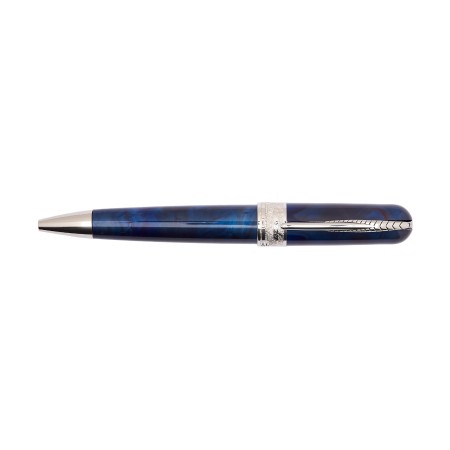 Penna stilografica Avatar UR mini Palladium Trims Blue red pennino F