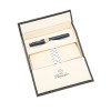 Pineider Classic Fountain Pen Peacock Rose Gold trims Fine nib