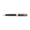 Pineider Classic Ballpoint Pen Black Rose Gold trims