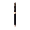 Pineider Classic Ballpoint Pen Black Rose Gold trims