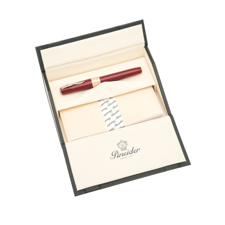 Penna Roller Pineider Classic Bordeaux Rose Gold Trims